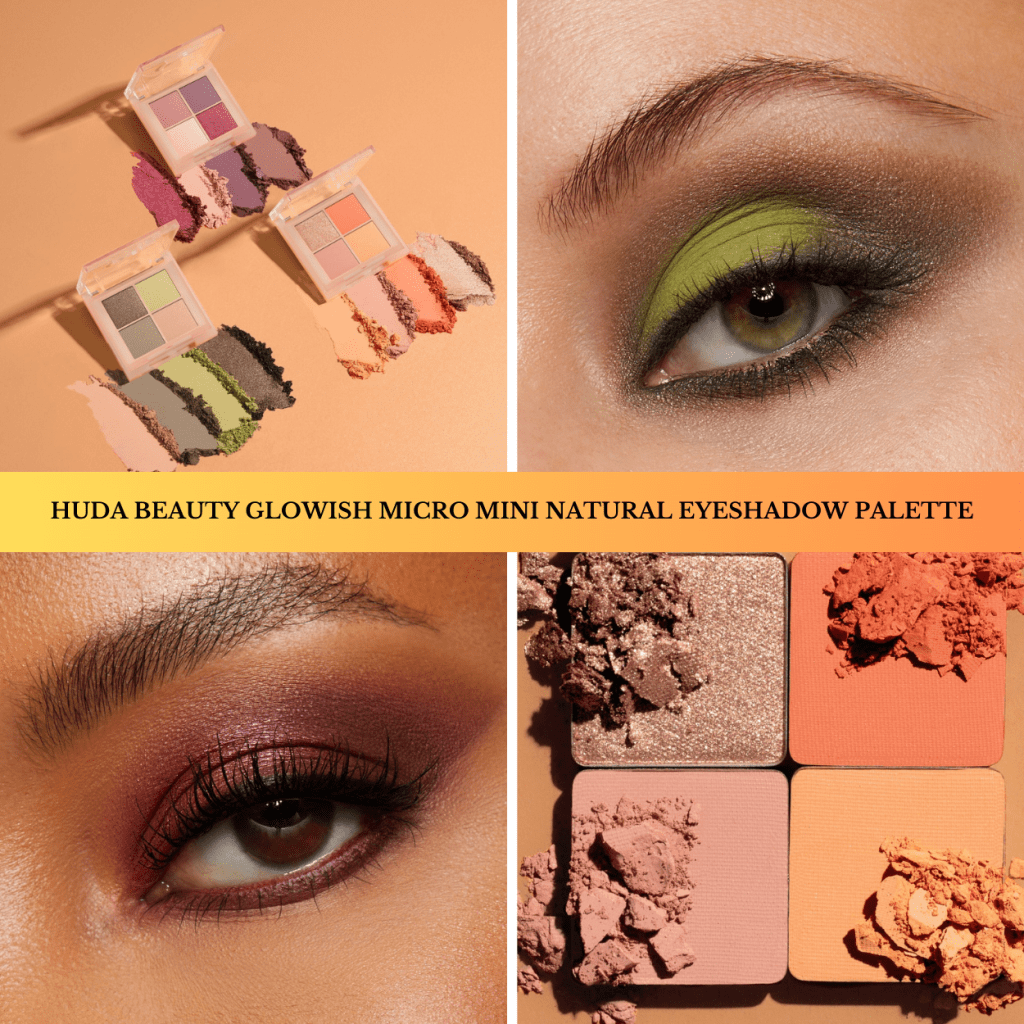 Huda Beauty GloWish Micro Mini Natural Eyeshadow Palette BeautyVelle