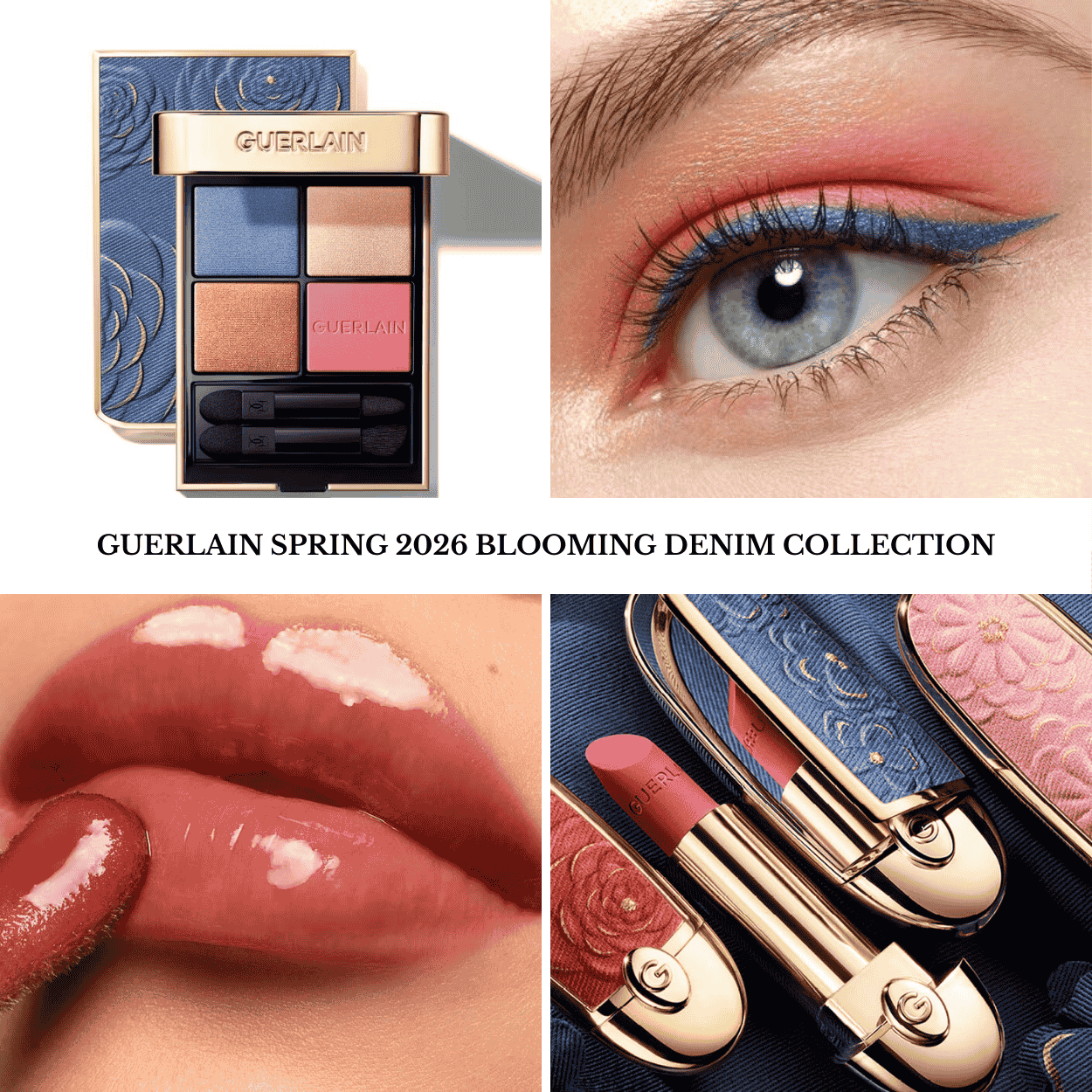 Guerlain Spring 2026 Blooming Denim Collection - BeautyVelle