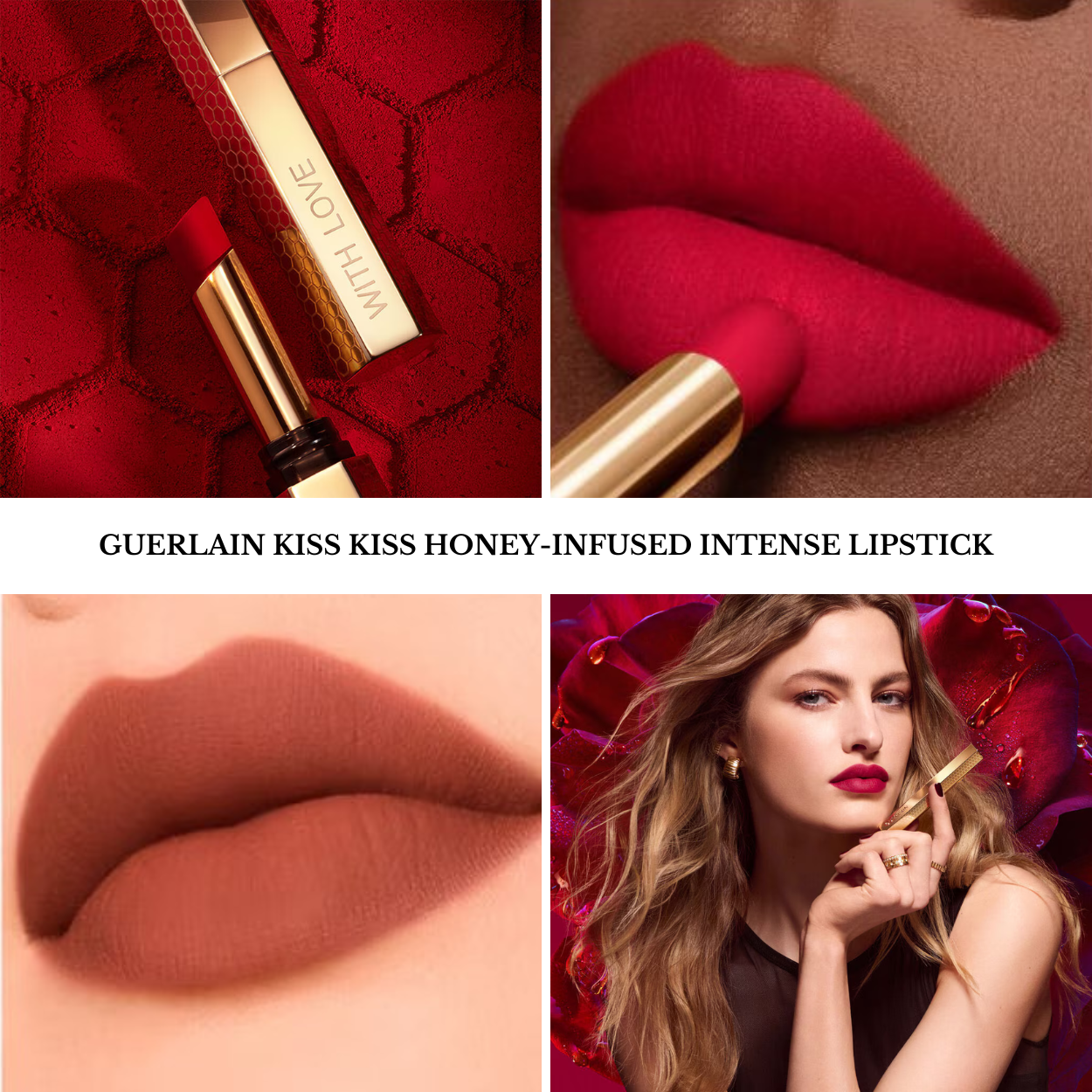 Guerlain Kiss Kiss Honey-Infused Intense Lipstick – BeautyVelle
