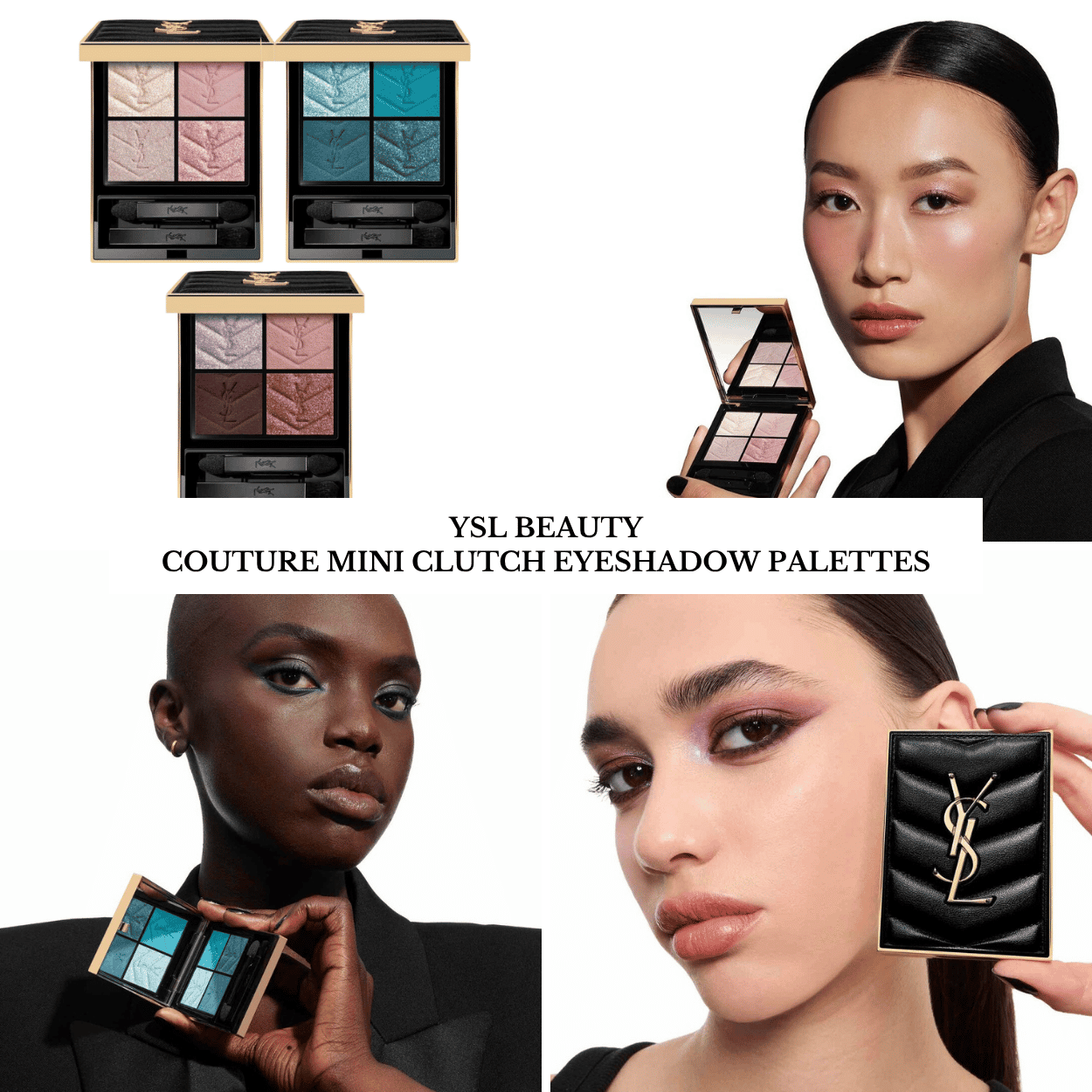アイシャドウ  beauty couture mini clutch 100 Palette Preview! YSL Beauty Couture Mini Clutch Eyeshadow Palettes
