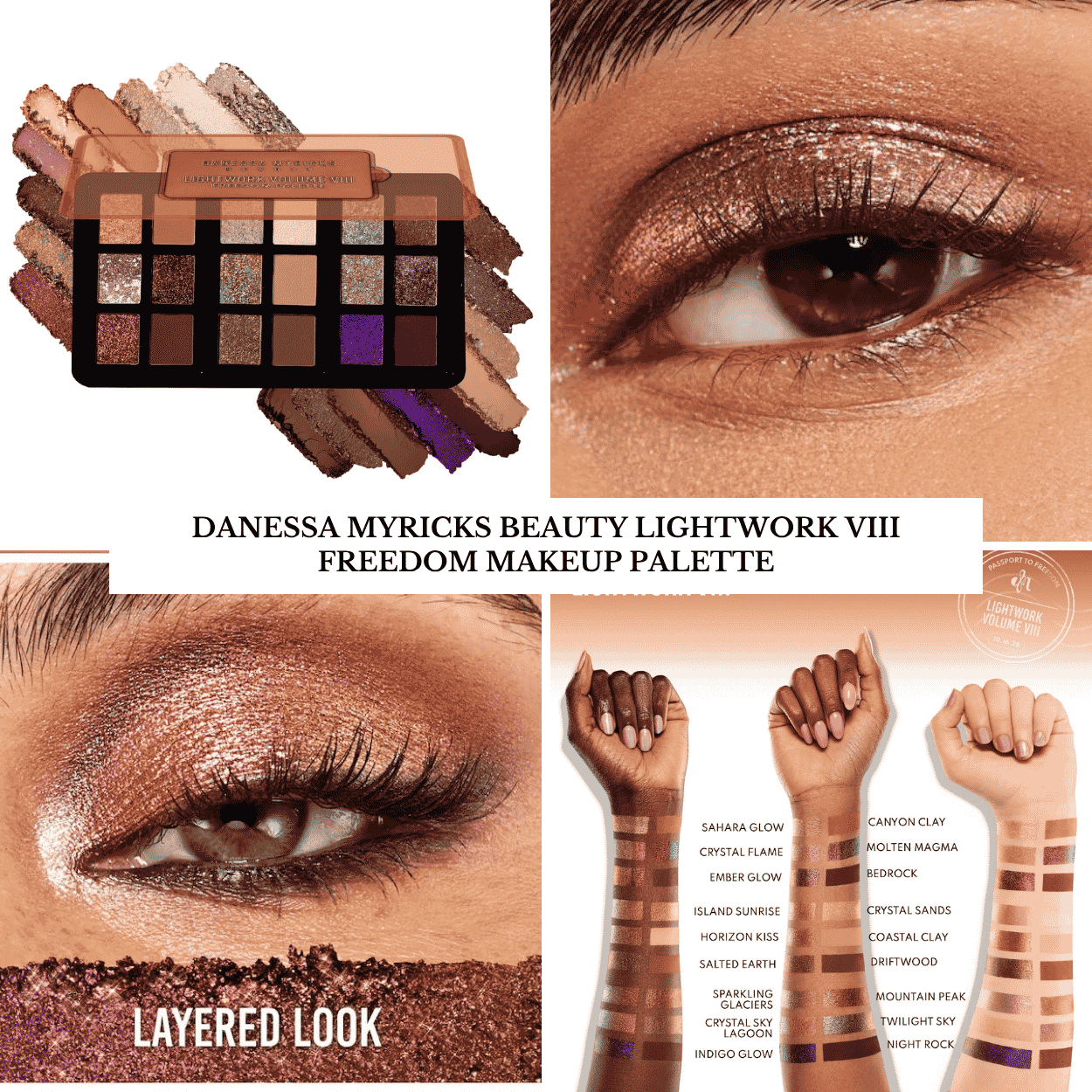 Palette Preview! Danessa Myricks Beauty LIGHTWORK VIII Freedom Makeup Palette – BeautyVelle